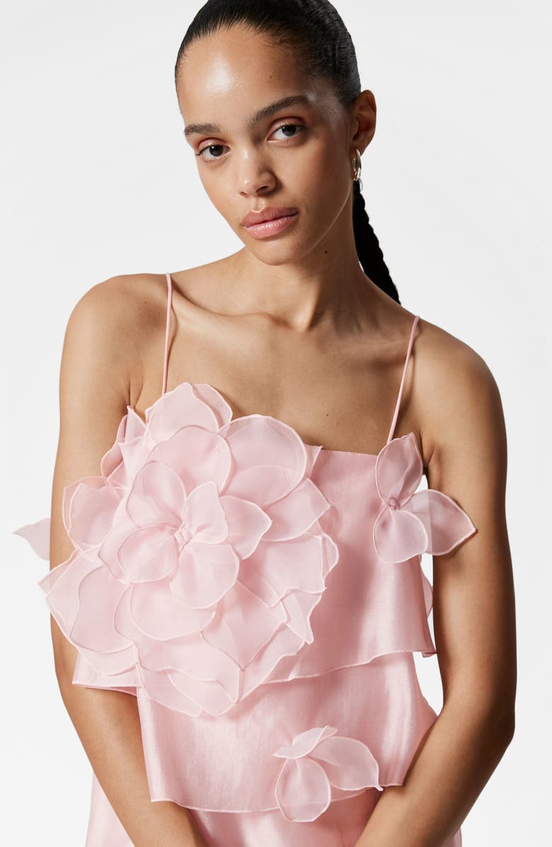 & Other Stories Floral Appliqué Tiered Dress, Alternate, color,