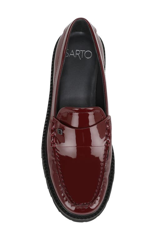 Sarto By Franco Sarto Saffron Loafer In Burgundy