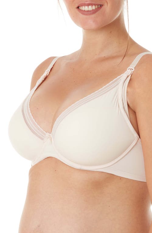 Cache Coeur Milk Underwire Maternity/Nursing Bra in Blush at Nordstrom, Size 34E