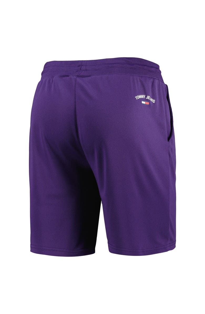 TOMMY JEANS Men's Tommy Jeans Purple Charlotte Hornets Mike Mesh Basketball Shorts, Alternate, color, Purple