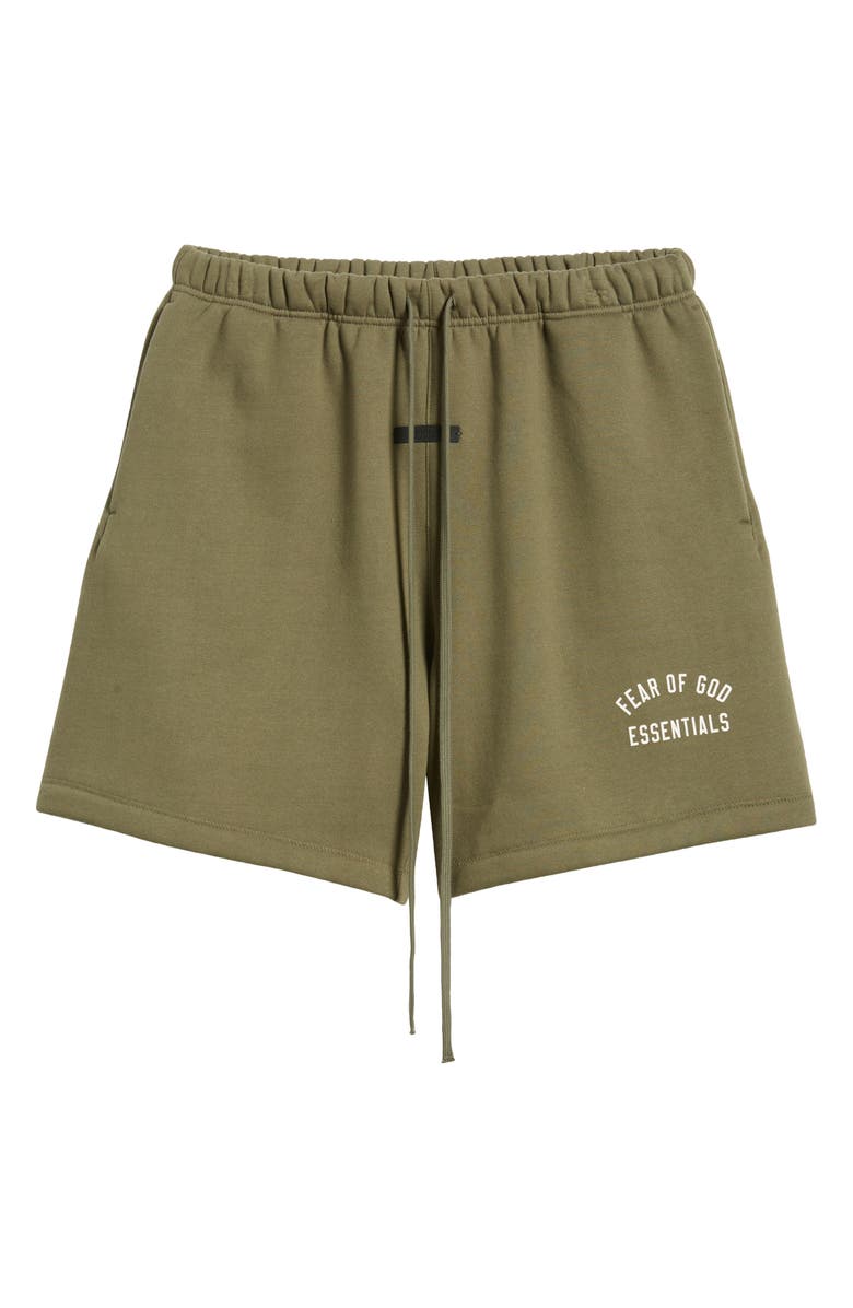 Fear of God Essentials Cotton Blend Fleece Soccer Sweat Shorts, Alternate, color, 