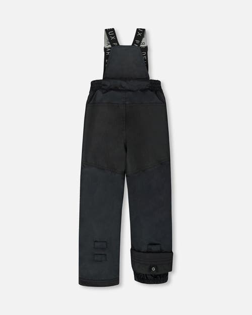Deux Par Deux Boy Two-piece Play Snowsuit With Jacket And Solid Pant In Blue