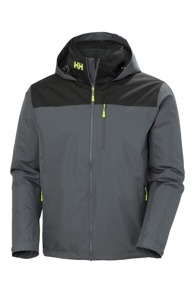 Crew Hooded Midlayer Jacket 2, Alternate, color, THUNDER GREY