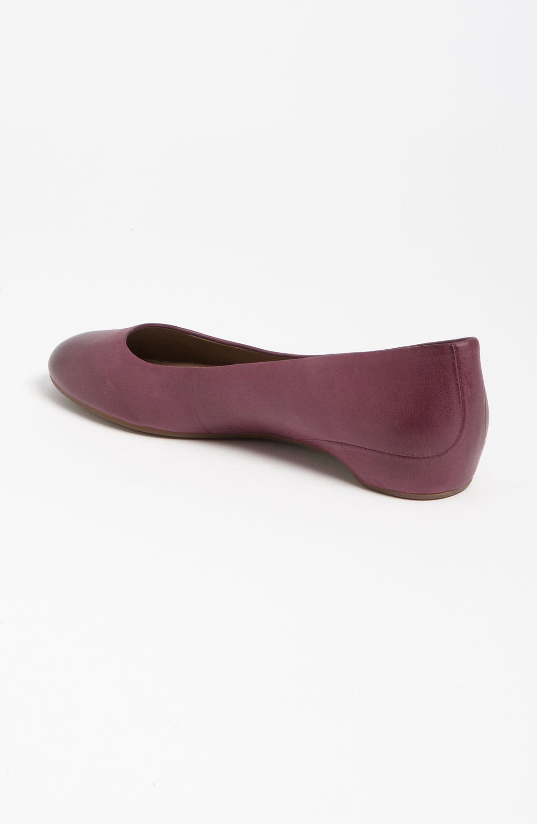 'Mary' Ballerina Flat, Alternate, color, AUBERGINE