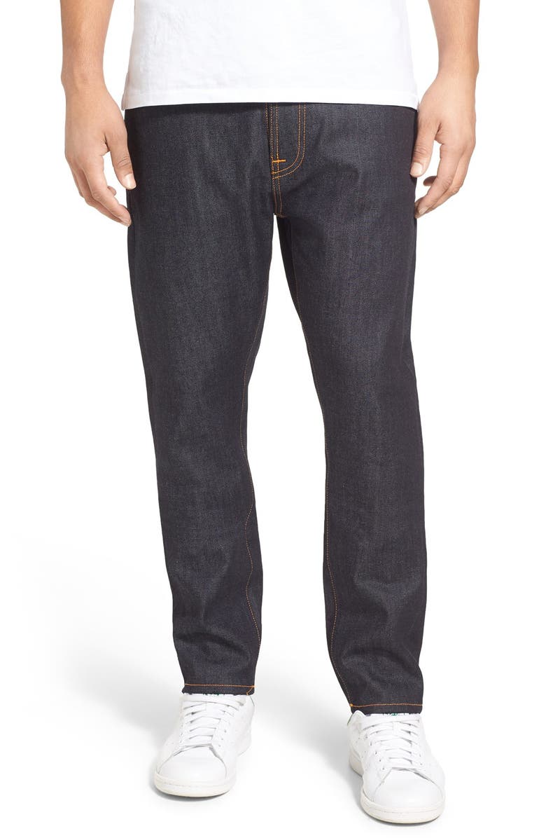 Nudie Jeans 'Brute Knut' Slouchy Slim Fit Selvedge Jeans, Main, color, 