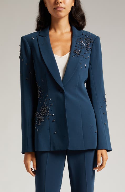 Cheyenne Rhinestone Embellished Blazer