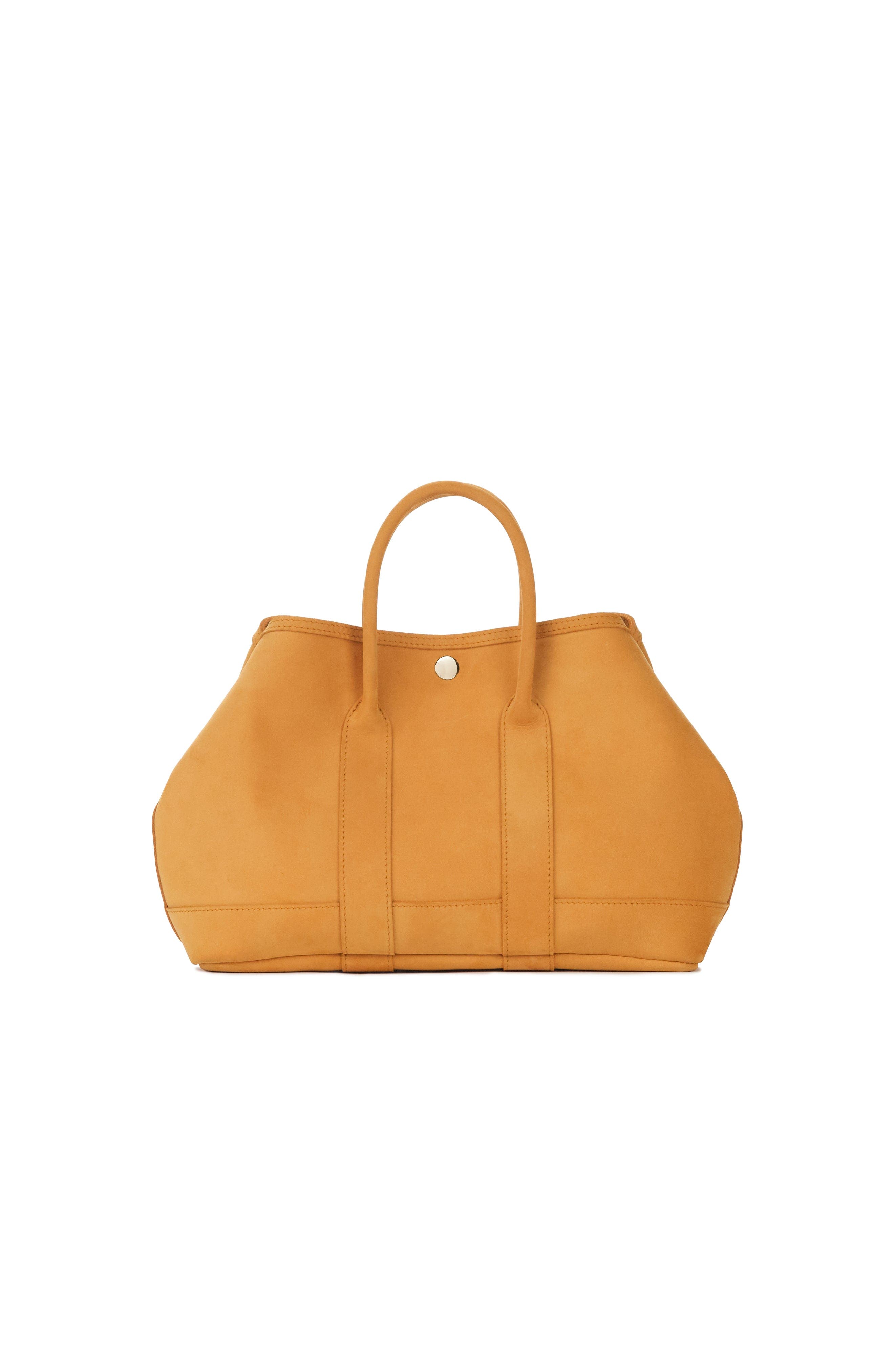 Ezra Arthur Audrey American Steer Leather Top Handle Bag In Honey