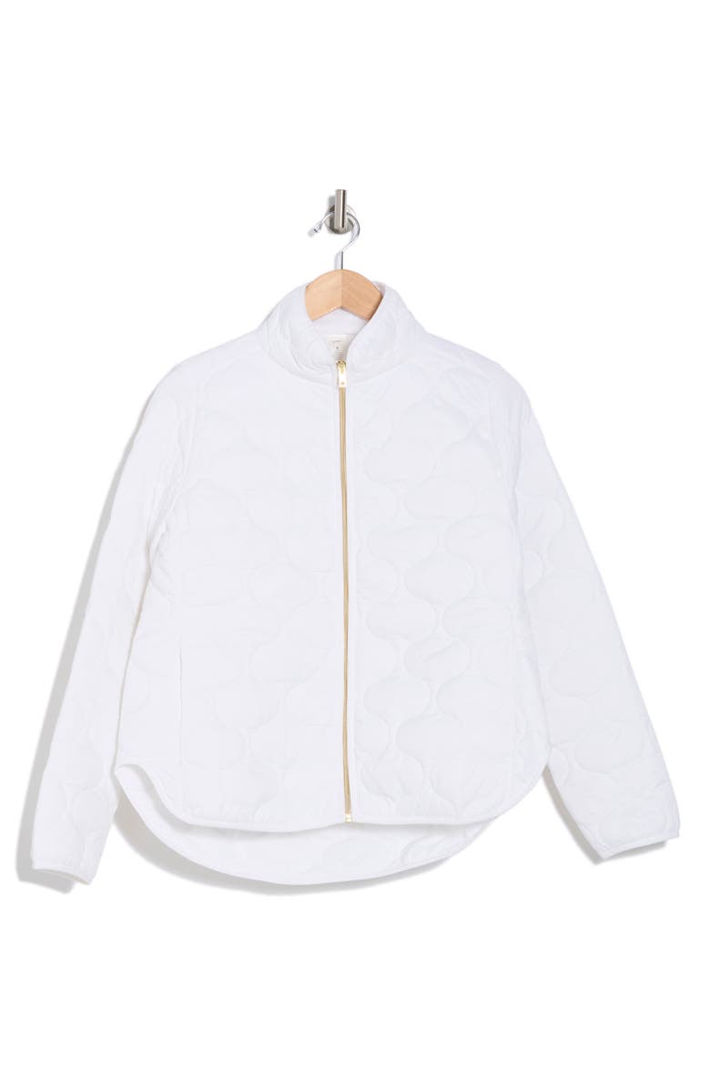 X by Gottex Onion Quilted Jacket, Alternate, color, White