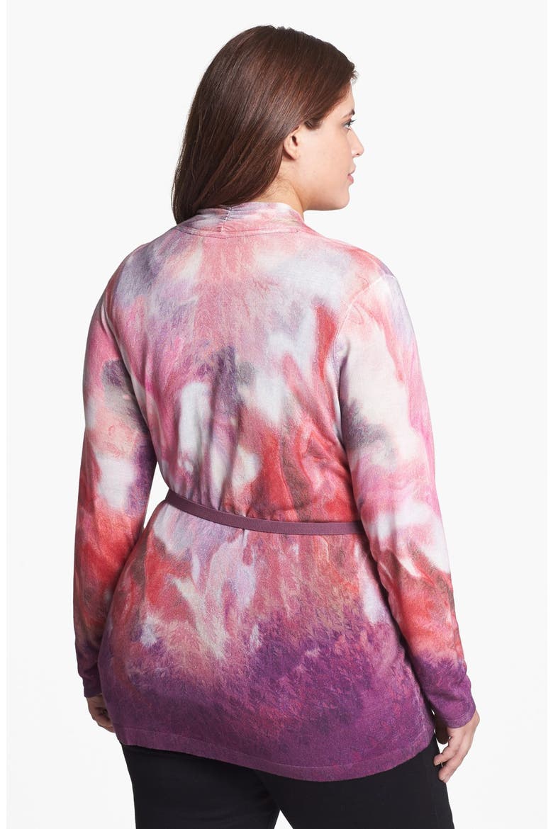 'Swirling Blossoms' Cardigan, Alternate, color, MULTI