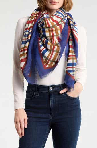 Bellini Wool Blend Plaid Scarf