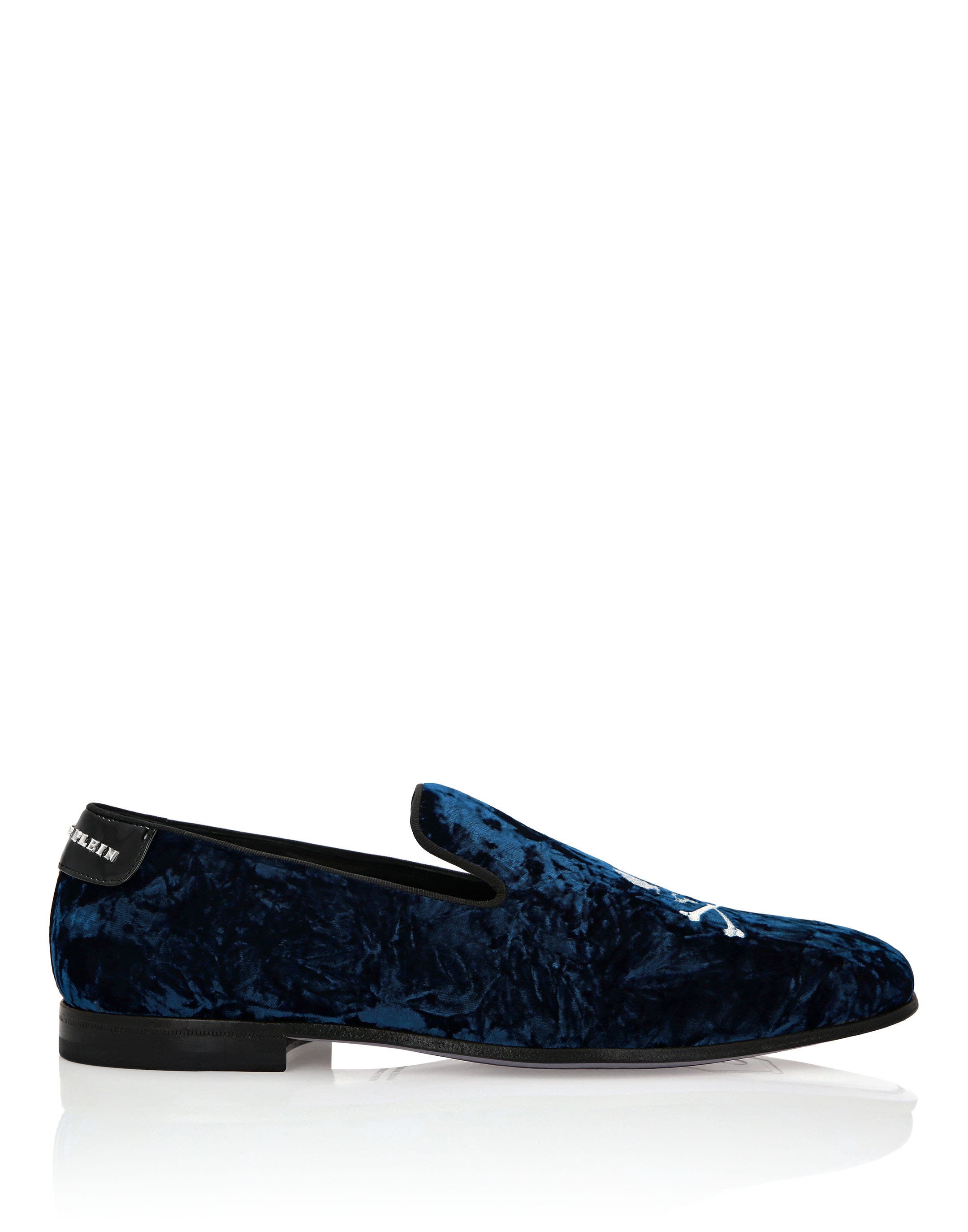 Moccasin Skull&Amp;Bones Unisex, Alternate, color, darkblue