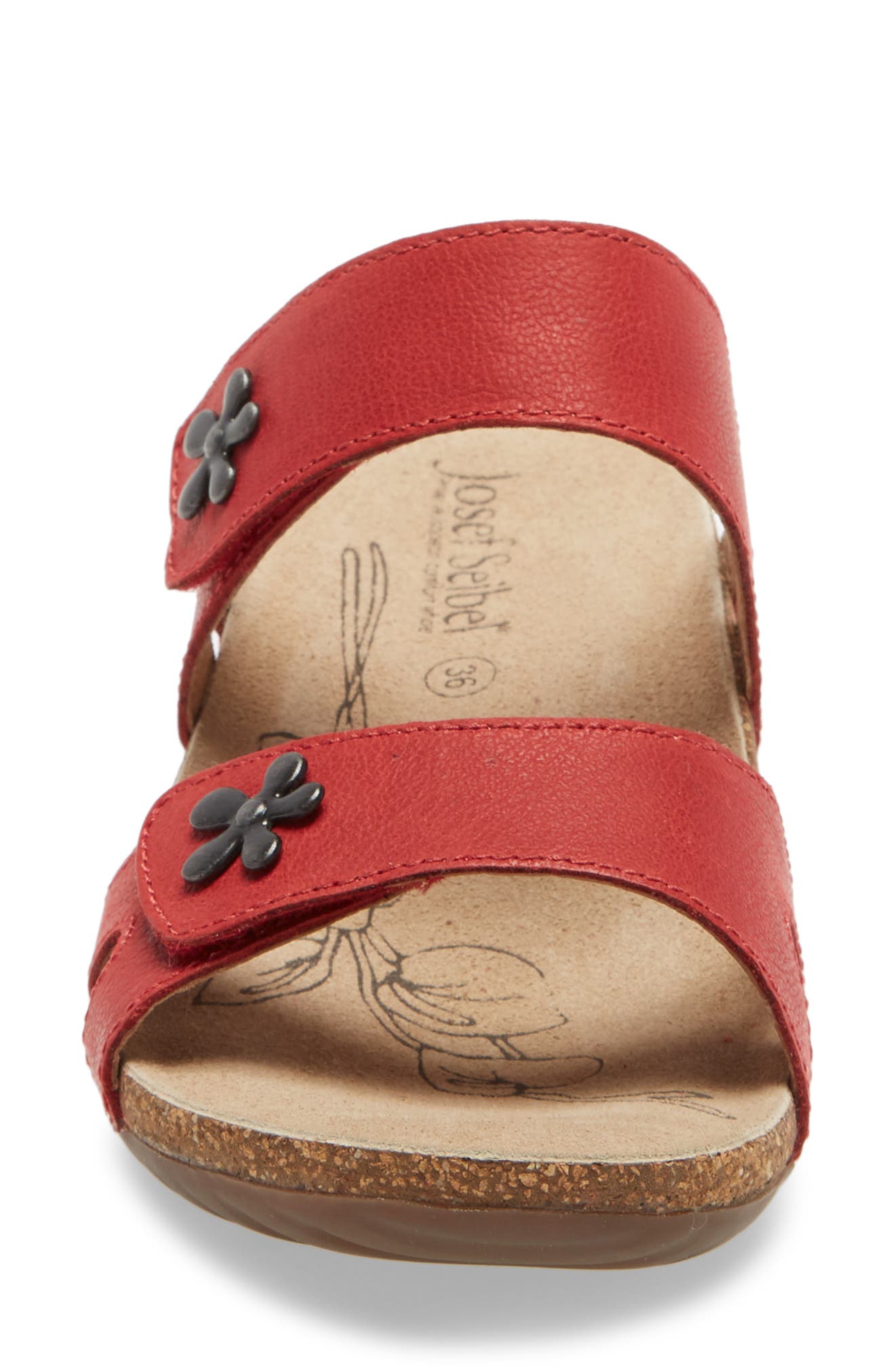 Natalya 12 Sandal, Alternate, color, RED LEATHER
