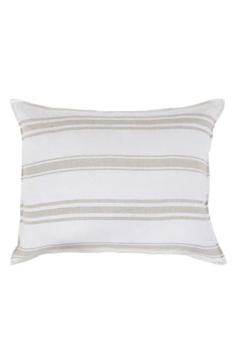 Big Jackson Linen Accent Pillow