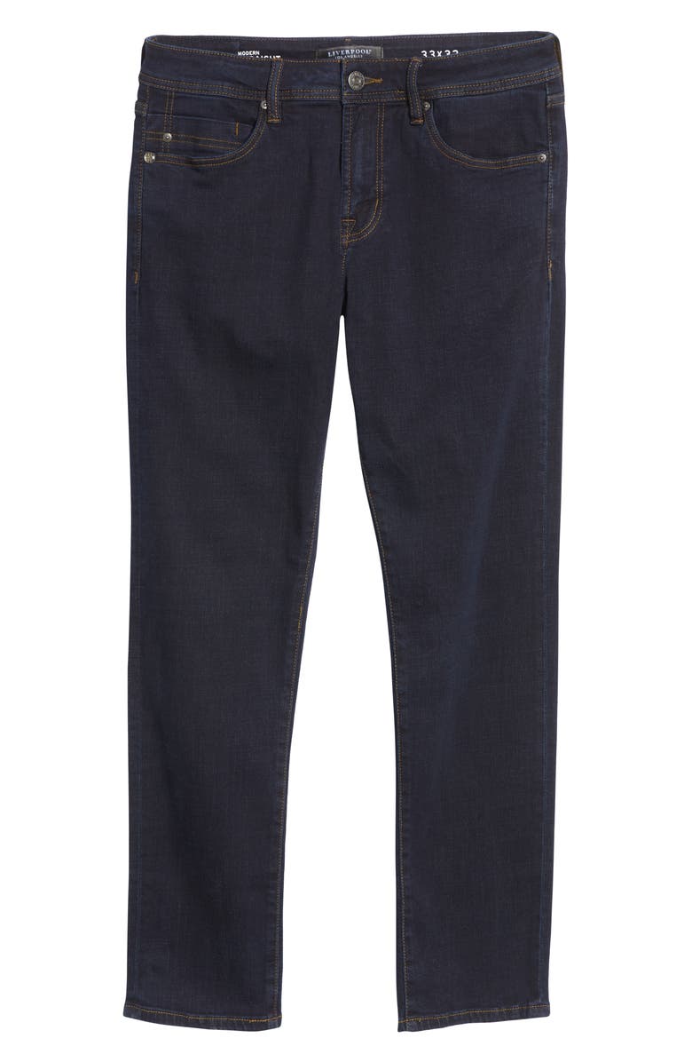 Liverpool Kingston Modern Slim Straight Leg CoolMax<sup>®</sup> Jeans, Alternate, color, Modern Rinse