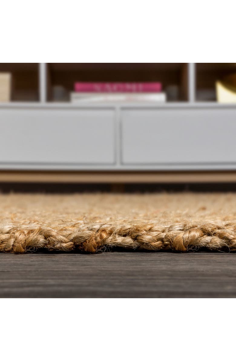 JONATHAN Y Espina Hand Woven Herringbone Chunky Jute Area Rug, Alternate, color, Natural