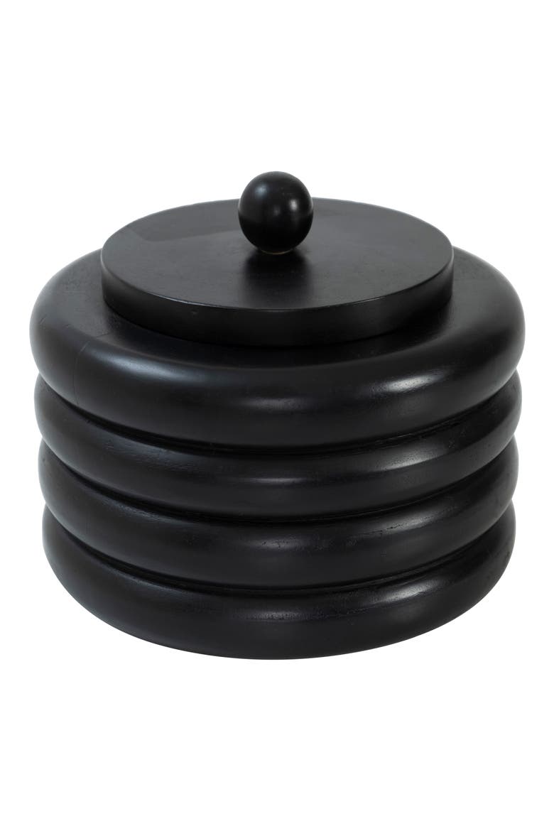 Cipher Rib Lidded Wood Box, Main, color, NO COLOR