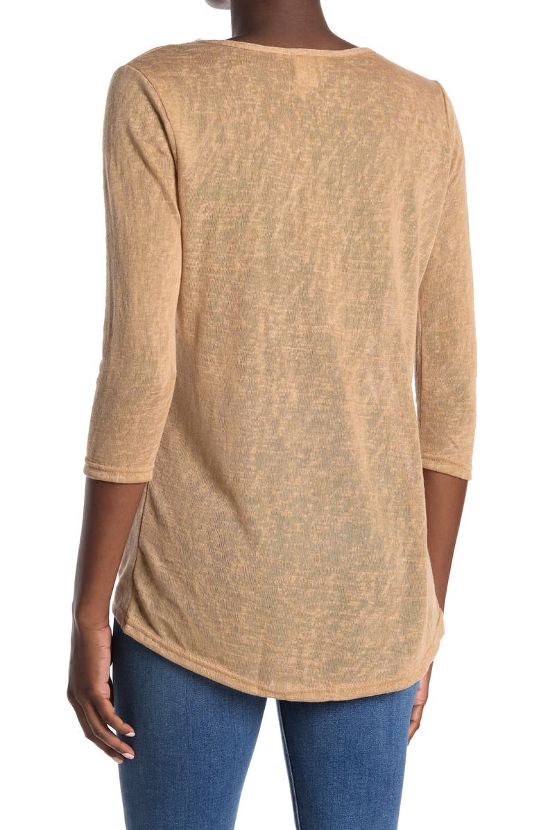 Forgotten Grace Crochet Lace Trim Tunic, Alternate, color, 