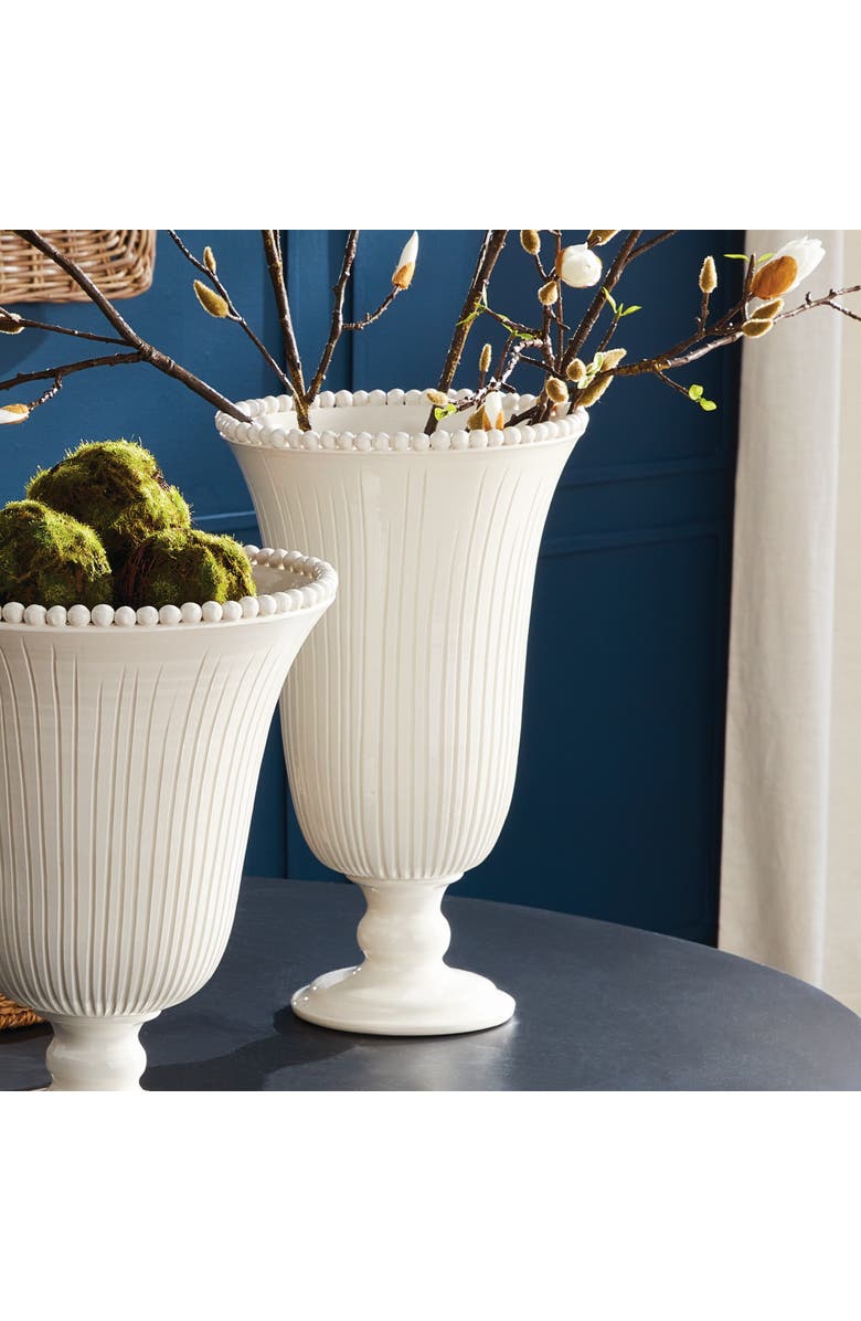 Napa Home & Garden Perla Tall Vase, Alternate, color, White