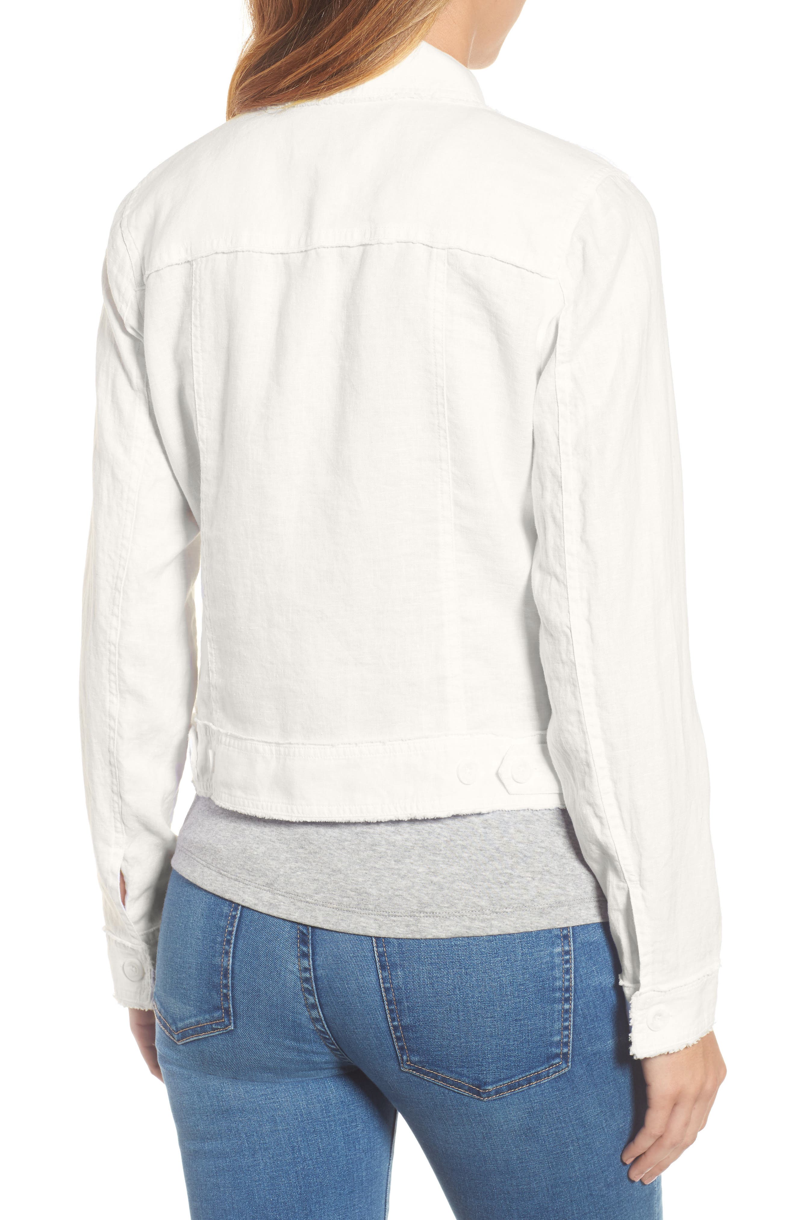 Two Palms Linen Raw Edge Jacket - image 4