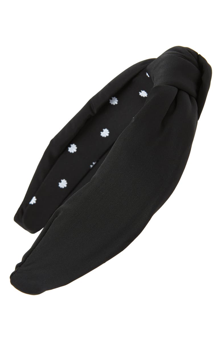 Lele Sadoughi Neoprene Knotted Headband, Main, color,