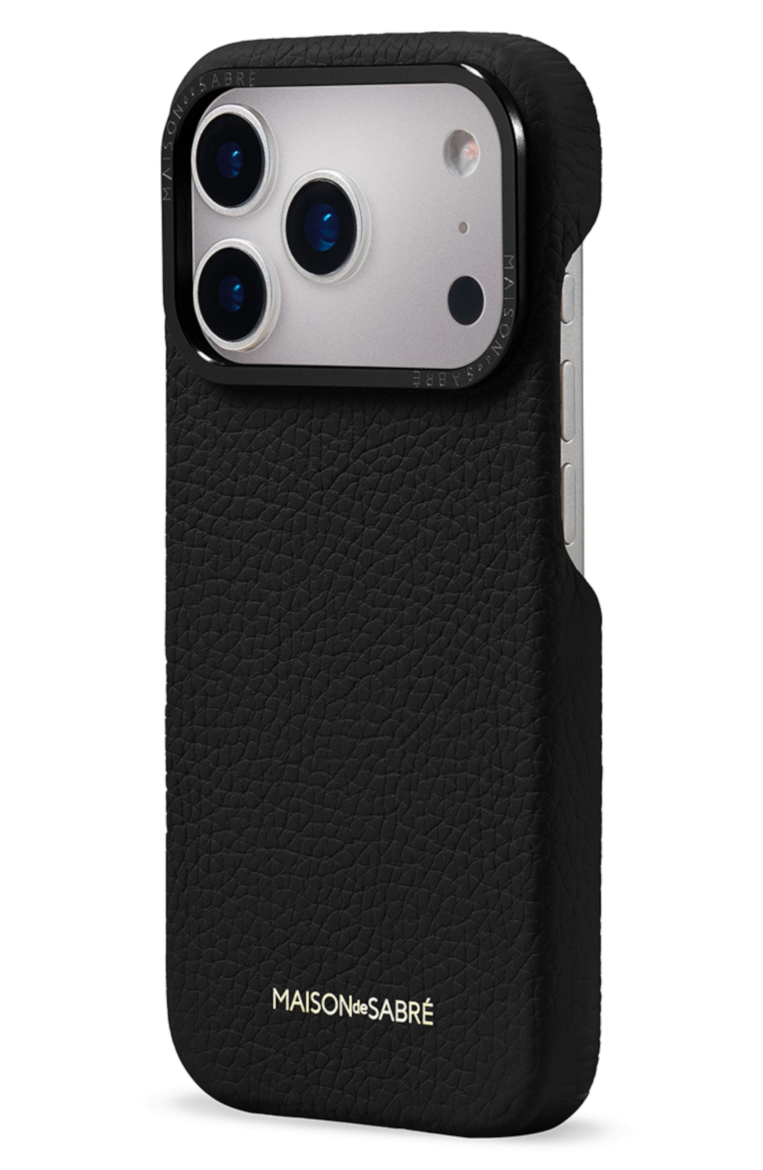 MAISON de SABRÉ Leather Phone Case iPhone 17 Pro Max | Nordstrom