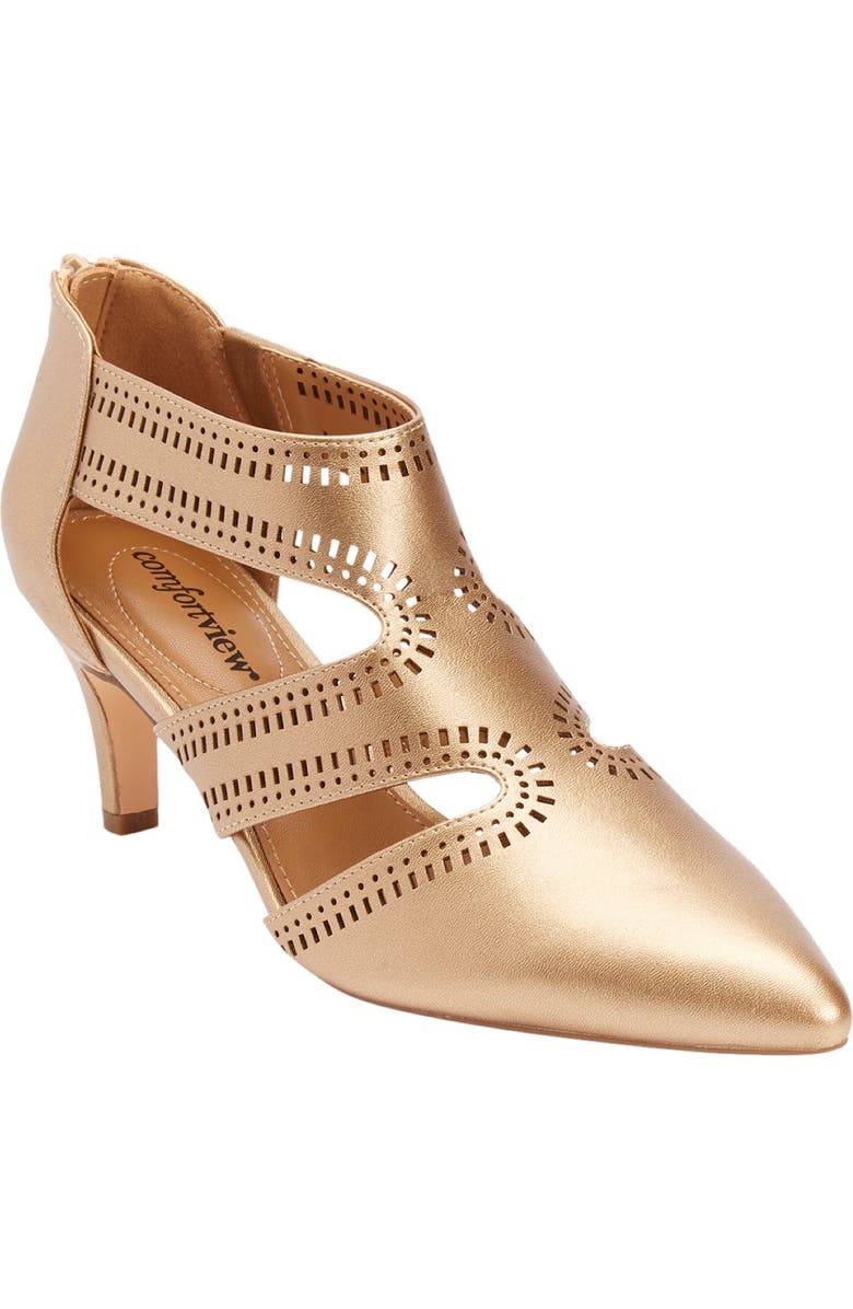 Comfortview The Gia Shootie, Main, color, Gold