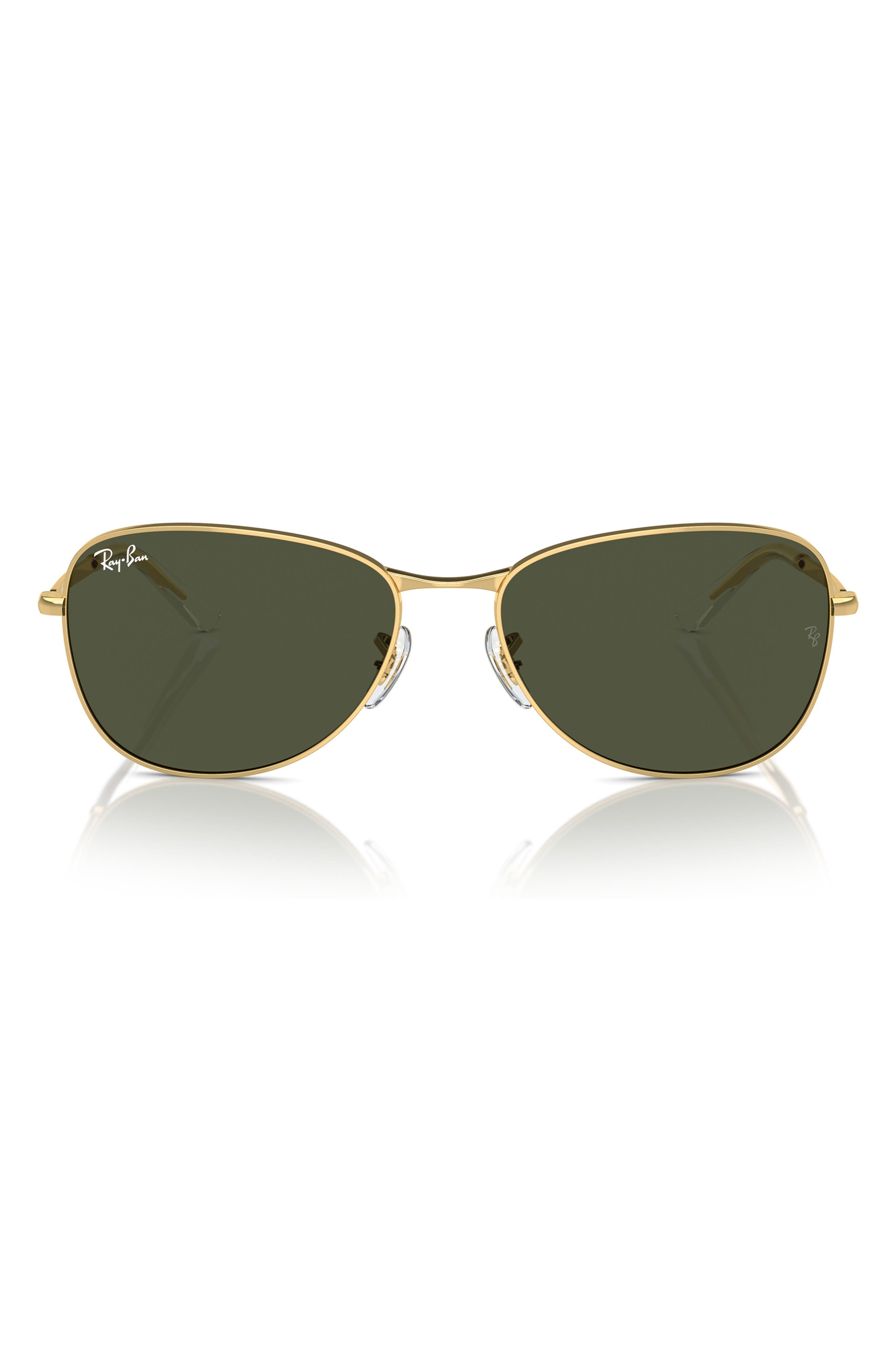 Ray-Ban 59mm Tinted Polarized Pilot Sunglasses