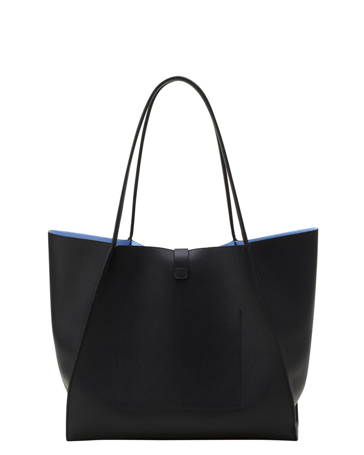 Lanvin Concerto Arpège Leather Tote Bag, Alternate, color, Black