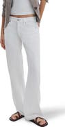 rag & bone Cam Featherweight Low Rise Relaxed Straight Leg Jeans