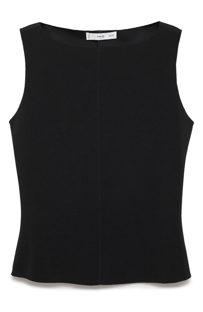 MANGO Boat Neck Knit Top, Alternate, color, 