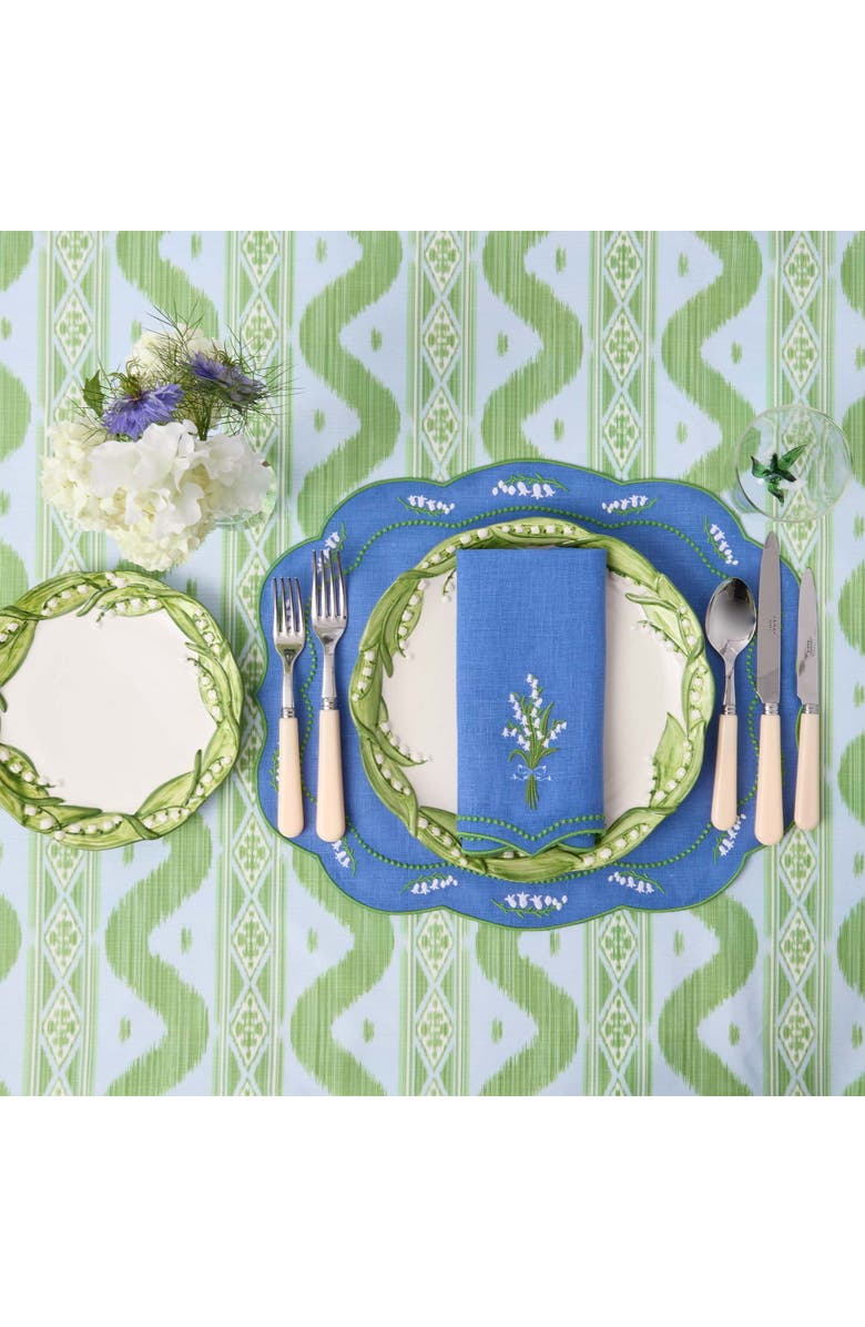 Mrs. Alice Lily of the Valley Starter Plate, Alternate, color, Green