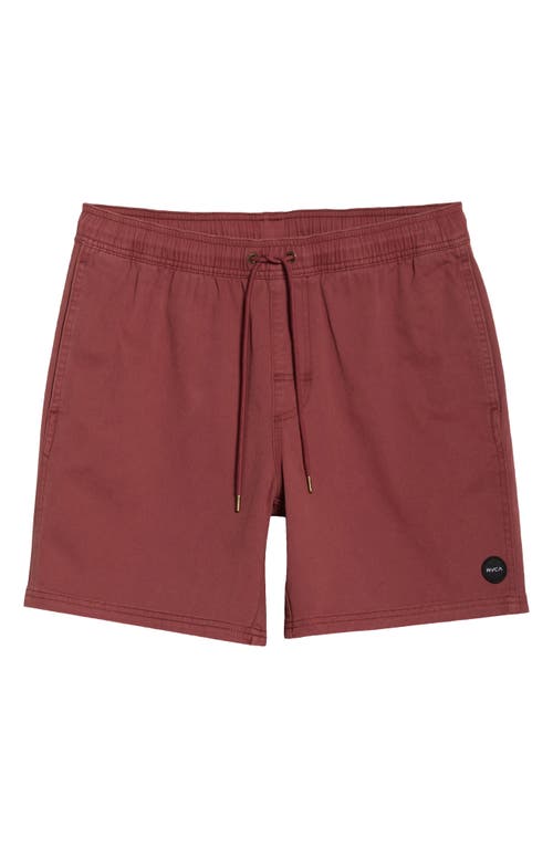 Rvca Escape Solid Shorts In Brown