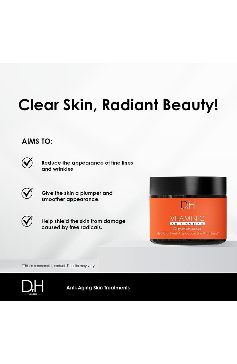 Dr H Vitamin C Anti-Ageing Day Moisturiser 60ml, Alternate, color, White