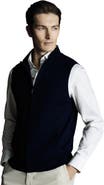 Charles Tyrwhitt Pure Merino Zip Vest