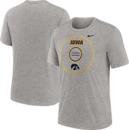 Nike Men's Nike Heather Gray Iowa Hawkeyes Campus Local Tri-Blend T-Shirt