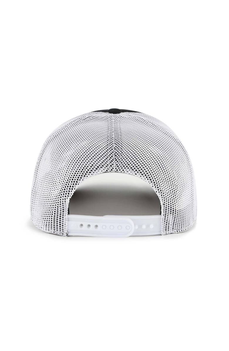 '47 Men's '47 Black Baltimore Orioles Meander Foam Trucker Snapback Hat, Alternate, color, Black