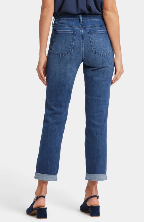 Nydj Margot Stripe Patch Straight Leg Girlfriend Jeans