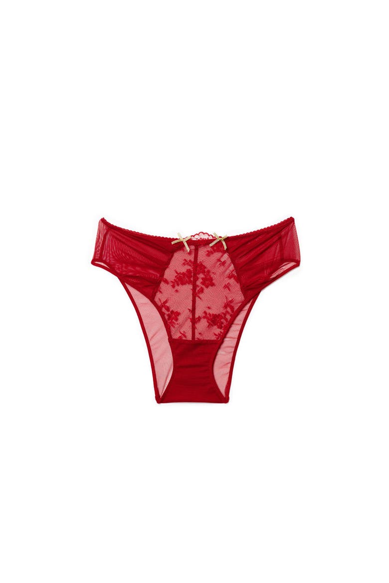 Avara Brazilian Panties, Alternate, color, Jester Red