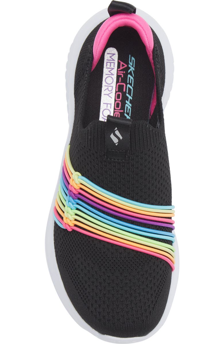 SKECHERS Kids' Ultra Flex 3.0 Slip-On Sneaker, Alternate, color, Black Multi