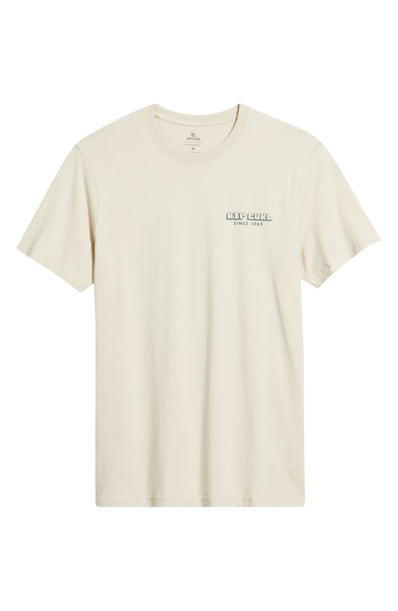 Rip Curl Artist of the Search Sailboat Cotton Graphic T-Shirt, Main, color, Vintage White