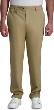 KARL LAGERFELD PARIS Stretch Cotton Straight Leg Dress Pants