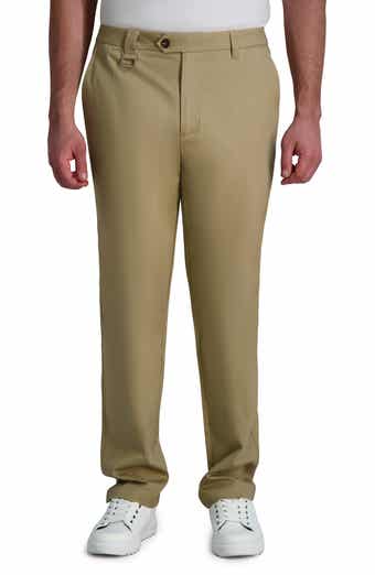 Stretch Cotton Straight Leg Dress Pants