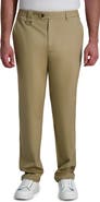 KARL LAGERFELD PARIS Stretch Cotton Straight Leg Dress Pants