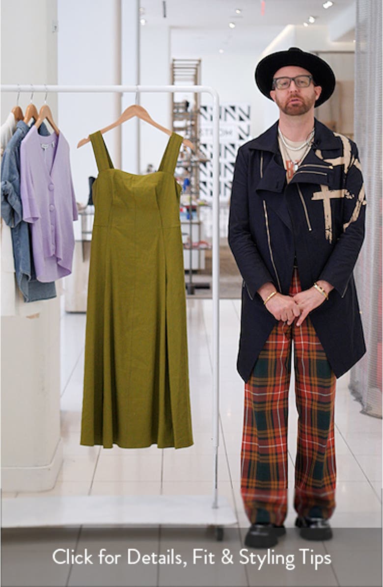 Square Neck Midi Dress, sales video thumbnail