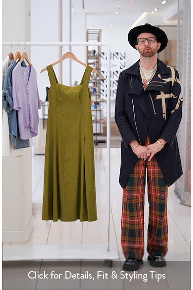 Square Neck Midi Dress video