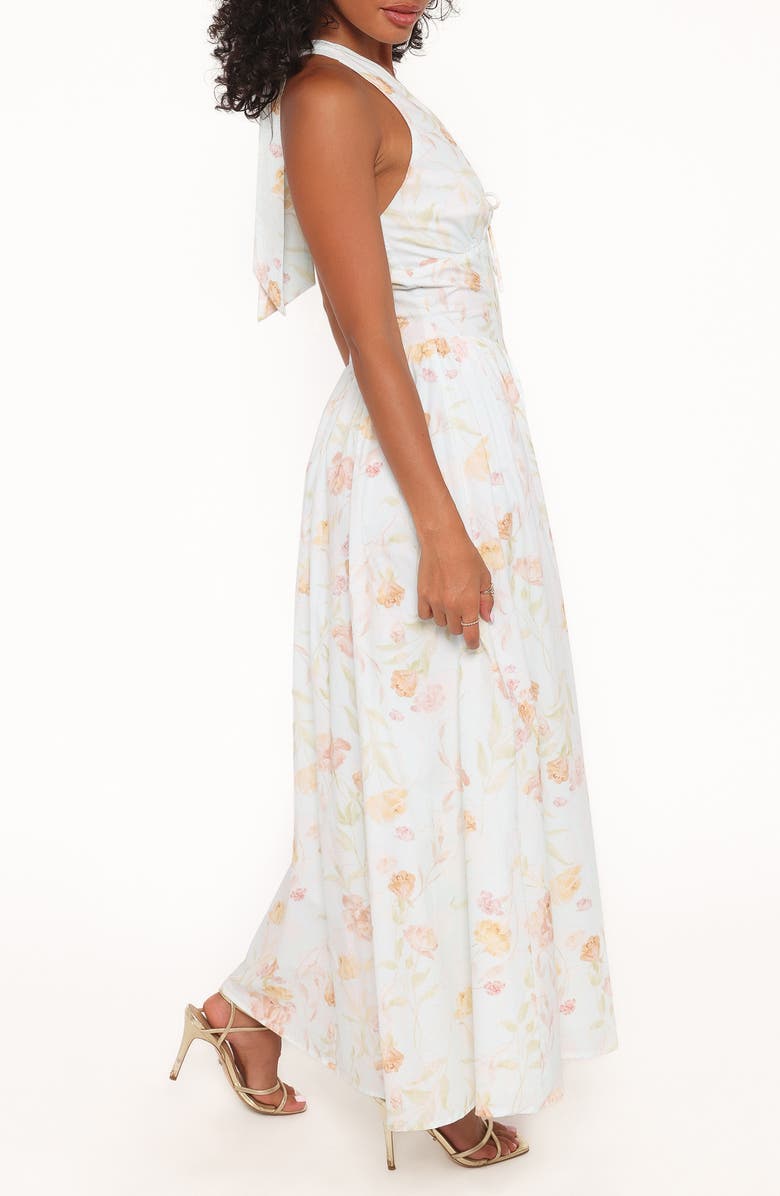 Petal & Pup Myra Print Sleeveless Maxi Dress, Alternate, color, Light Mint