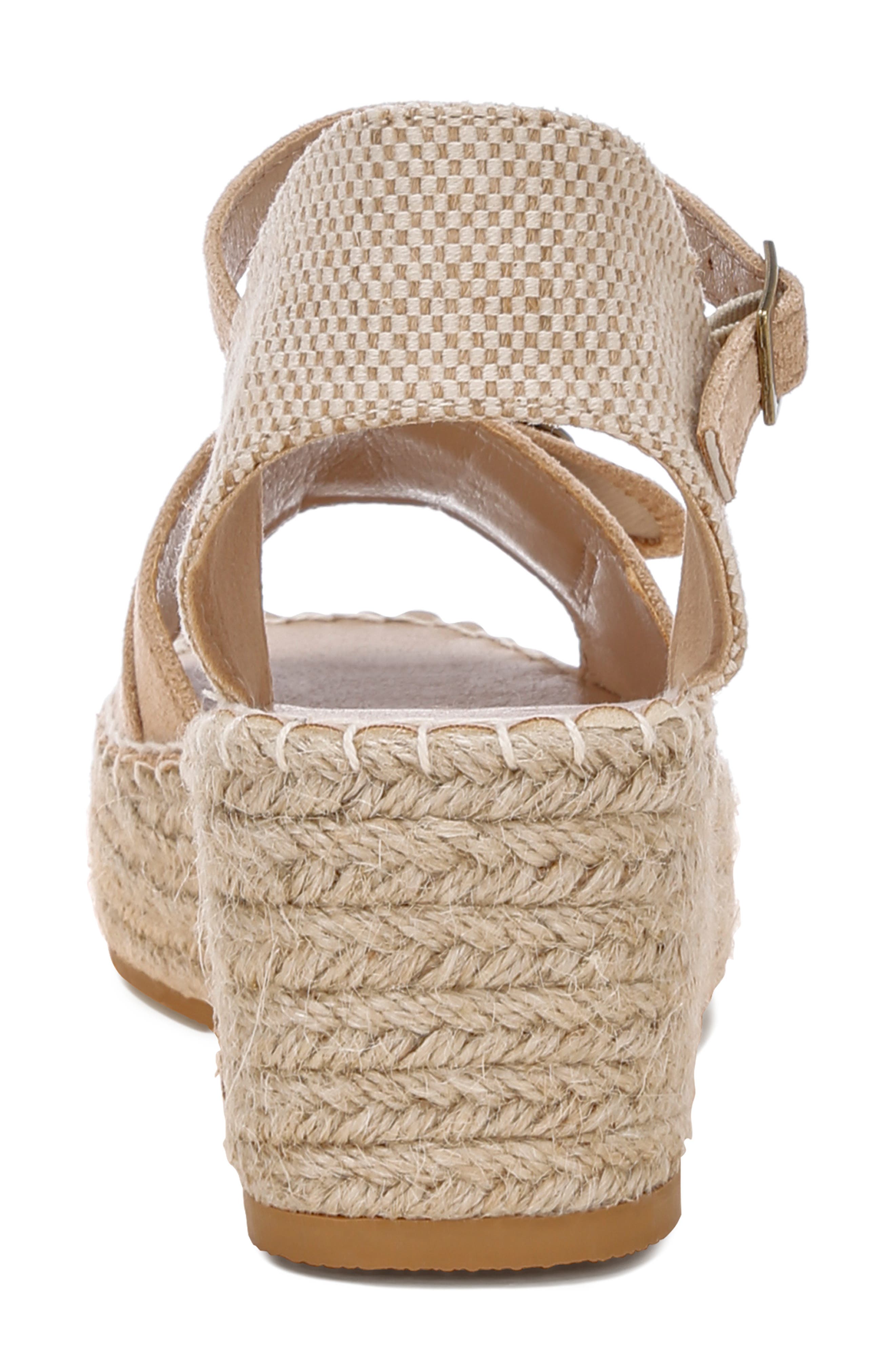 Amilta Platform Wedge Espadrille Sandal, Alternate, color, BEIGE