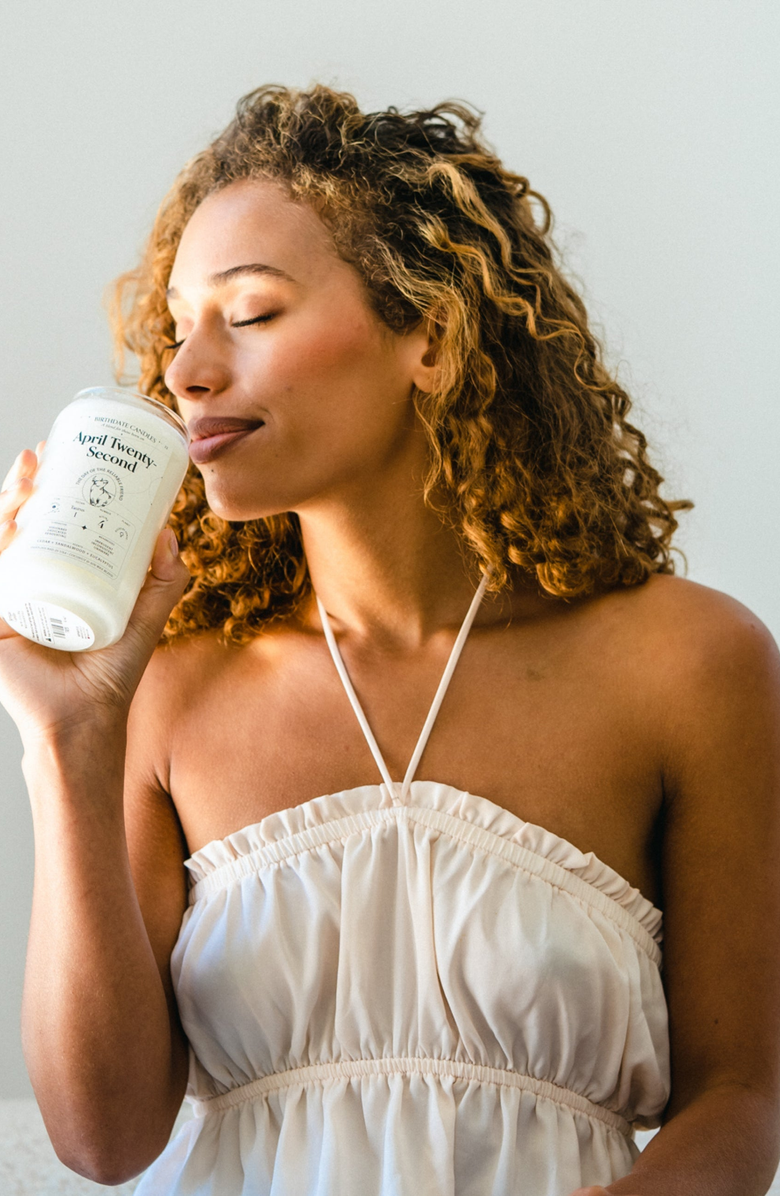 Birthdate Co. The August Birthday Candle, Alternate, color, 