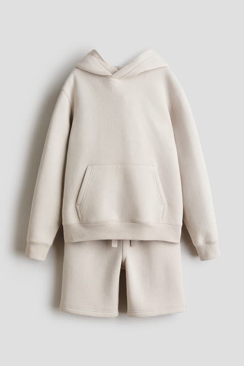 2-piece Hoodie And Sweatshorts Set