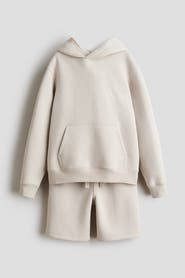 H&M 2-piece Hoodie And Sweatshorts Set